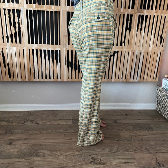 Plaid Flare Pants - Picture 5 of 8